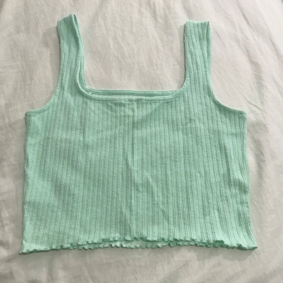 NWOT Roxy Rib Knit Tank Tops L Cropped Green Purple Bundle Lot - Picture 4 of 10